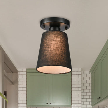 Plafonnier semi-encastré Lucie Fabric Horn