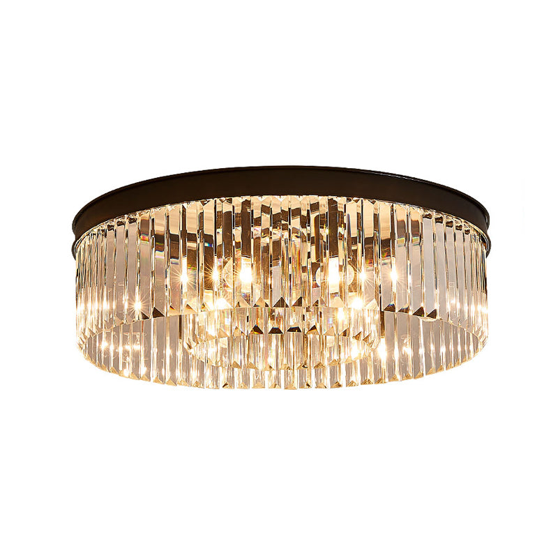 Plafonnier Geneviève Crystal Prism Noir