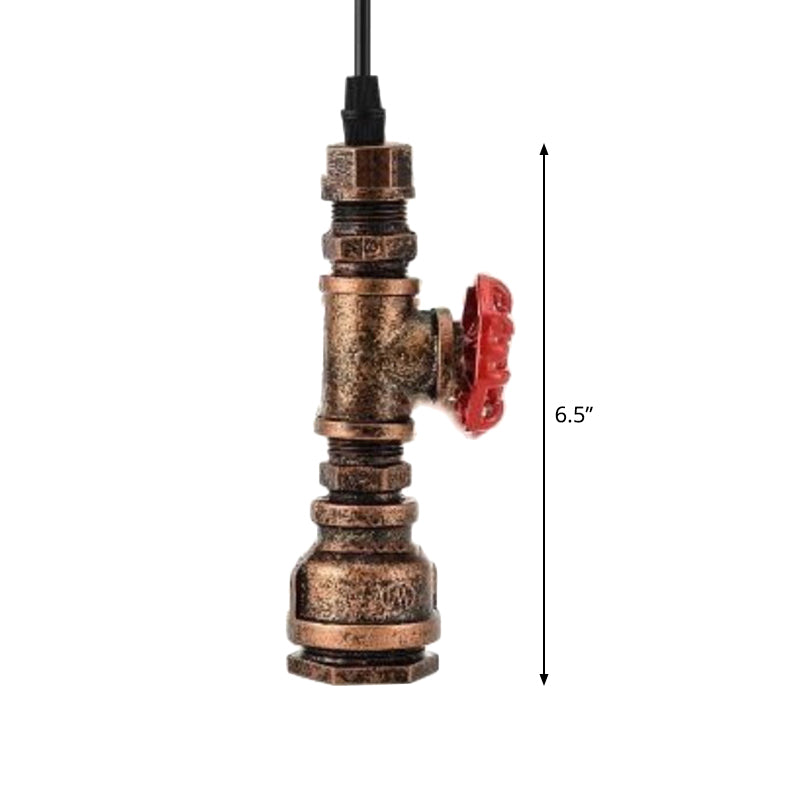 Suspension Amélie Rustique avec Valve de Tuyau