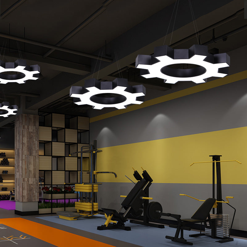 Claire Gear-Shaped LED Pendant Light
