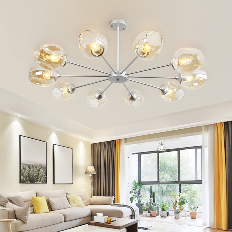 Suspension Moderne Delphine Chandelier Branche Verre à Whisky