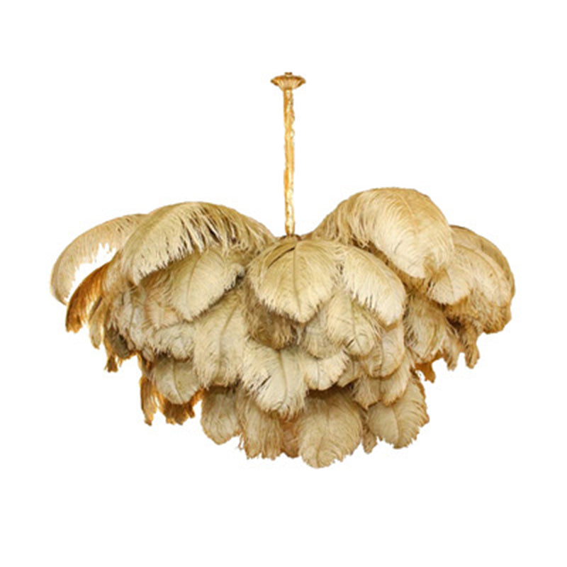Camille Ostrich Feather Chandelier