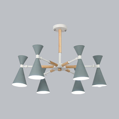 Isabelle Scandinavian Horn-Shade Ceiling Light