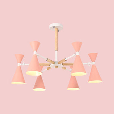 Isabelle Scandinavian Horn-Shade Ceiling Light