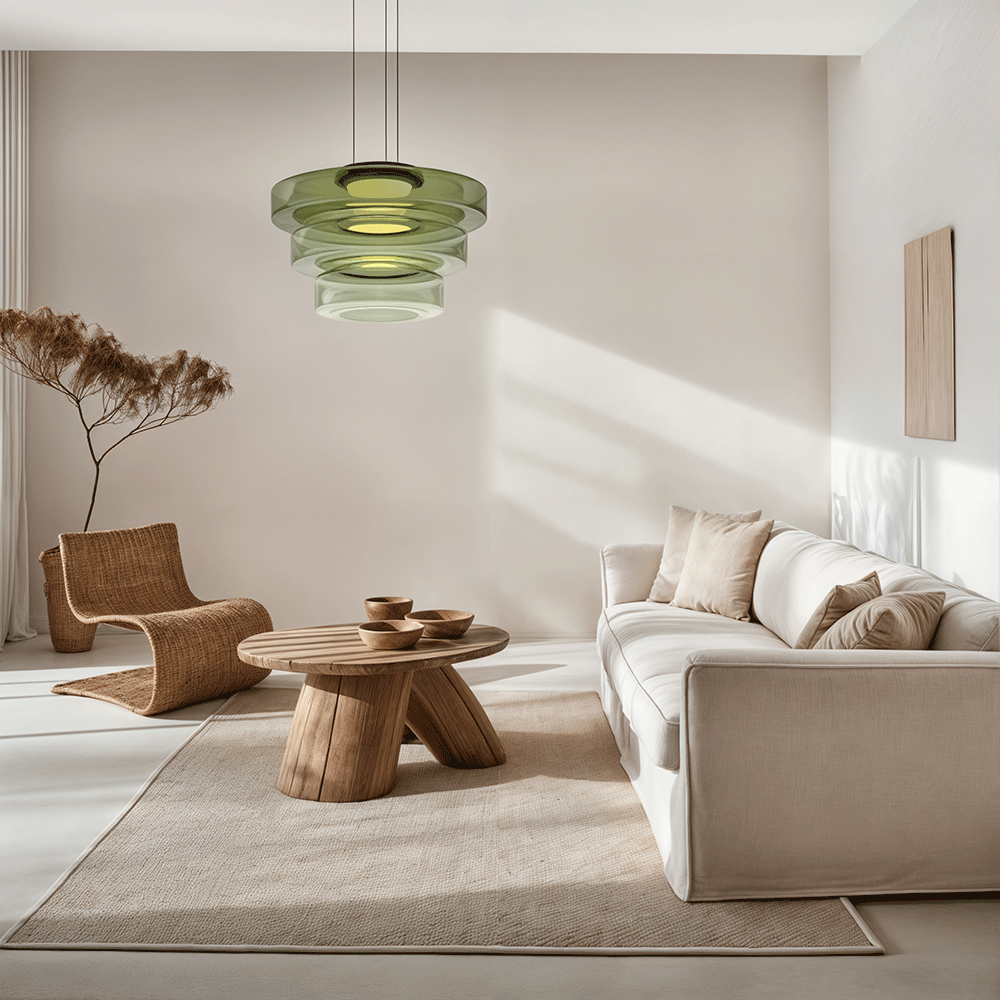 Suspension en verre scandinave Juliette