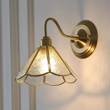 Aurore Brass Wall Sconce