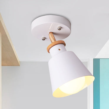Plafonnier semi-encastré conique minimaliste Chloé