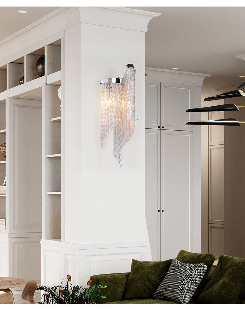 Clémence Chain Tassel Wall Sconce