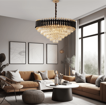 Elena Luxury K9 Crystal Leonardo Chandelier