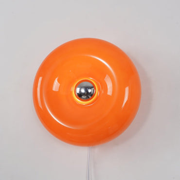 Applique murale Clémence Donuts en verre et métal à éclairage LED