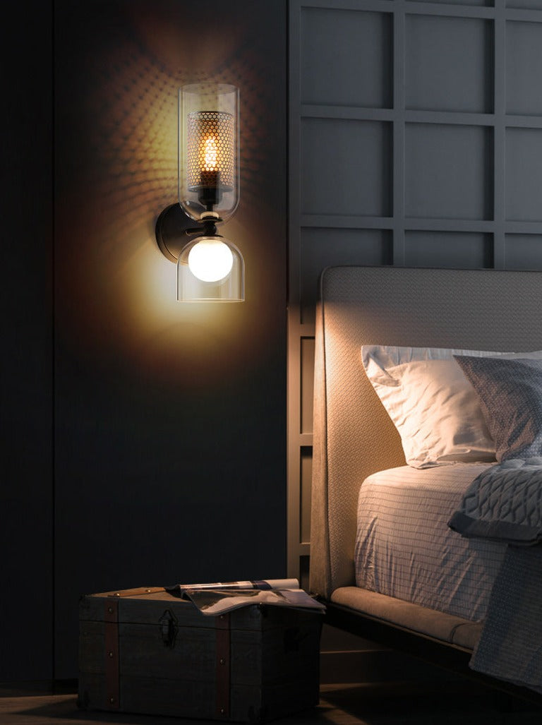 Applique murale LED Camille Duo Honeycomb à double tête