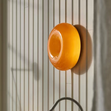 Sophie Glass Donut Wall Lamp Stained Glass LED Sconce Light