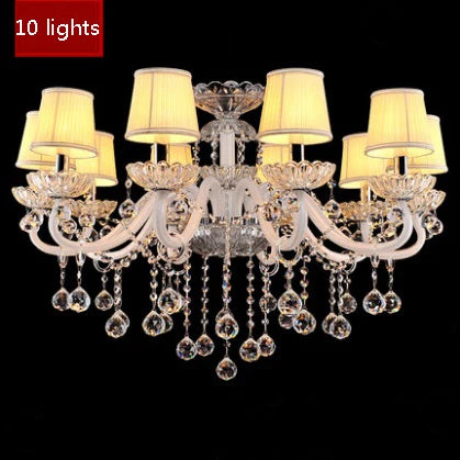 Lustre Chandelier en Cristal Moderne pour Chambre et Restaurant