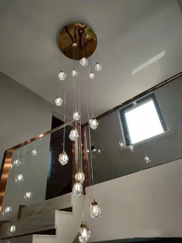 Lustre en cristal diamant scintillant Camille