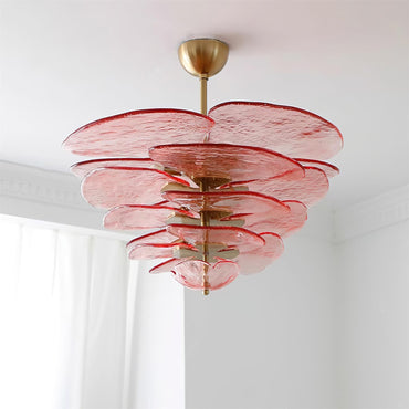 Amélie Lilypad Glass Chandelier