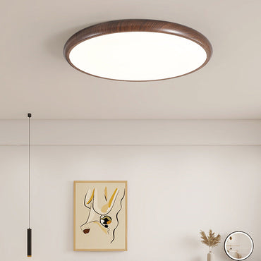 Plafonnier Amélie Nimra effet grain de bois