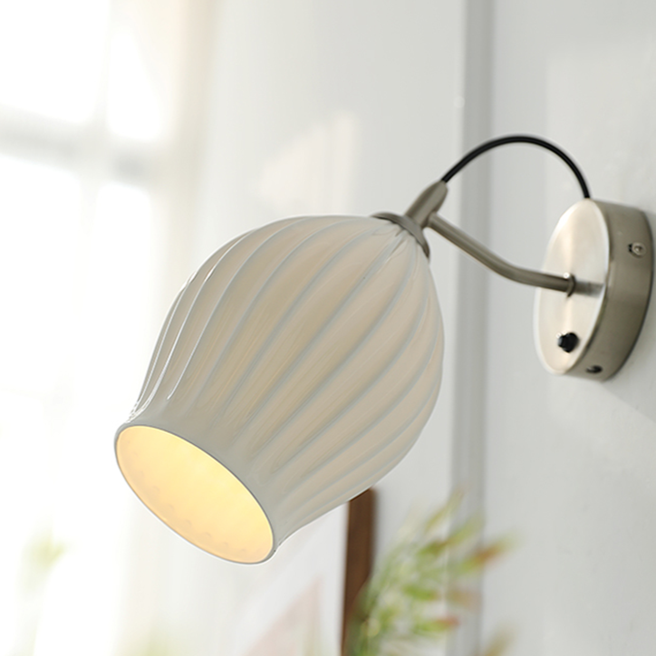 Sophie Ceramic Minimalist Wall Sconce