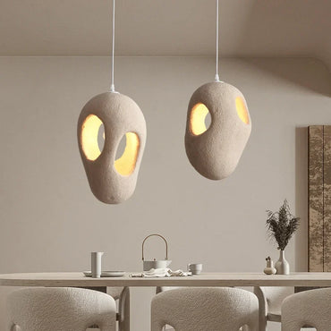 Élise Nordic Wabi Sabi Pendant Light Minimalist Hanging Lamp