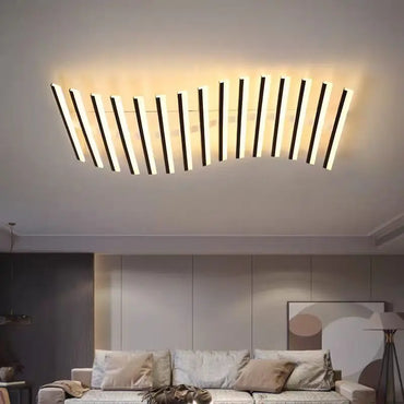 Lustre LED de plafond réglable Élodie Minimalist Black Line