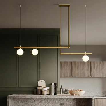 Manon Minimalist Linear Chandelier