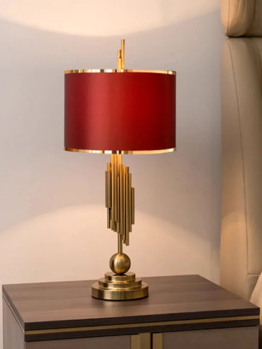 Lampe de table Montréal Luxe avec accents en laiton