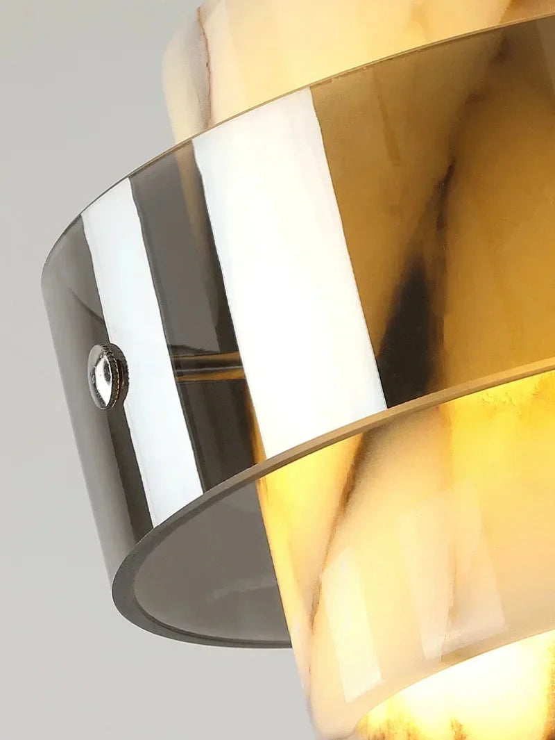 Suspension Selene Marble Halo