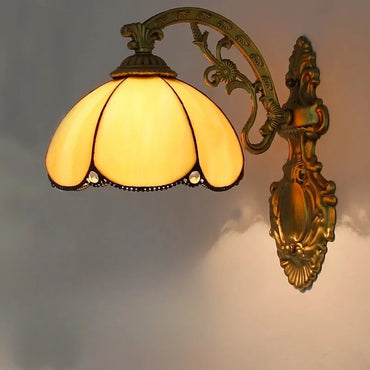 Margaux European Retro Stained Glass Wall Lamp