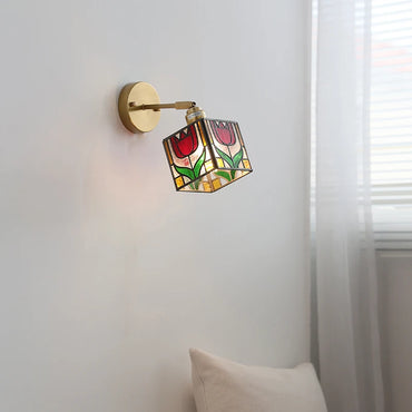 Aurélie Square Glass Wall Lamp Nordic Modern