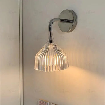 Série de lampes LED en verre Élodie Radiant Flute