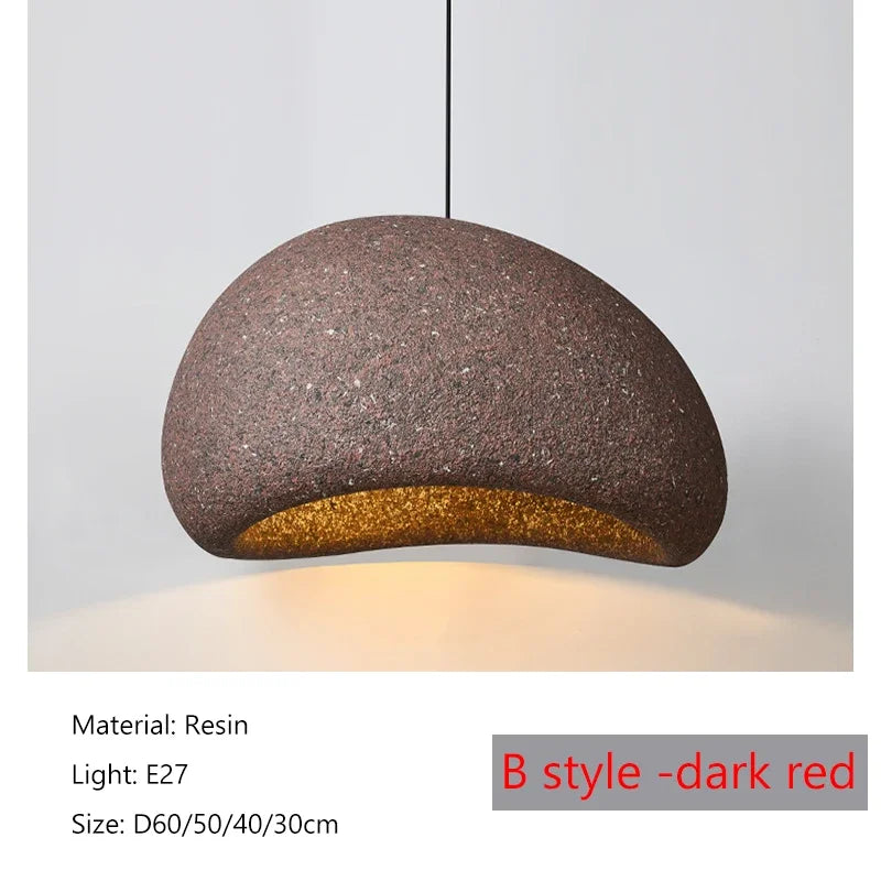 Sophie Wabi Sabi Résine Suspension Plafonnier Minimaliste