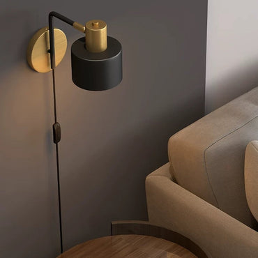 Juliette Stewart Brass & Iron Wall Sconce