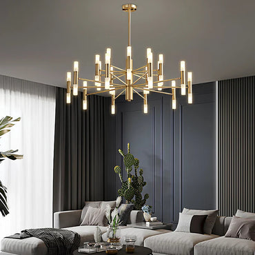 Clara Geometric Matrix Chandelier