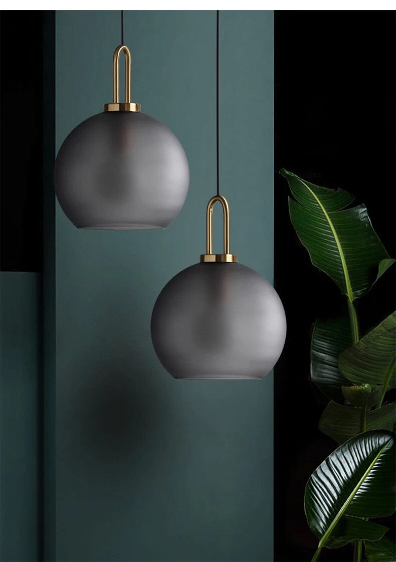 Suspension cylindrique en verre Isabelle