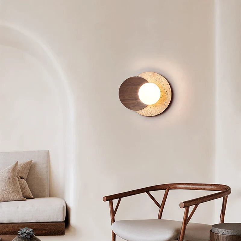 Manon Travertine Stone Wall Light