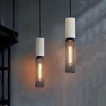 Amélie Industrial Cement Pendant Light