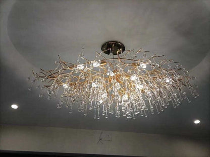 Lustre de luxe en cristal Noémie Waterdrop