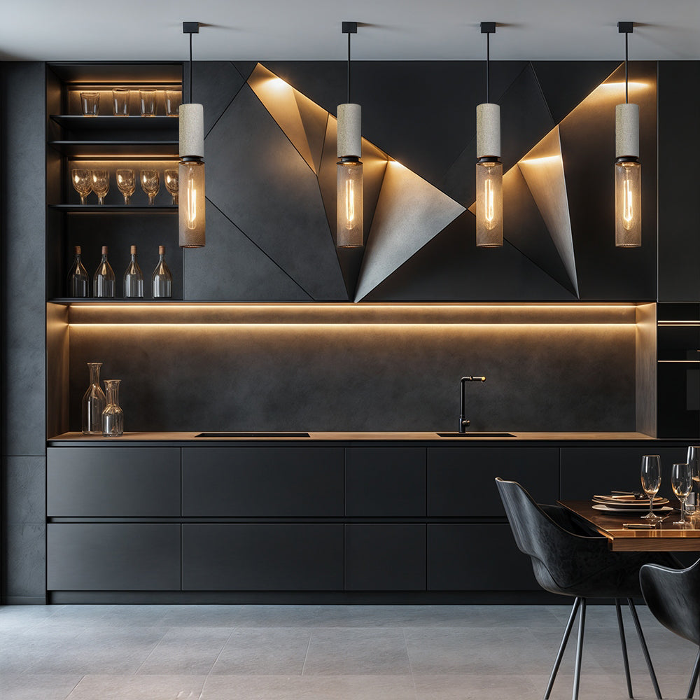 Amélie Industrial Cement Pendant Light