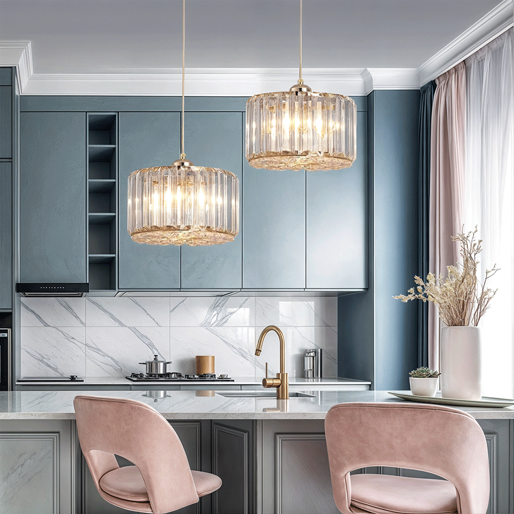 Chloé Suspension à plusieurs niveaux en cristal