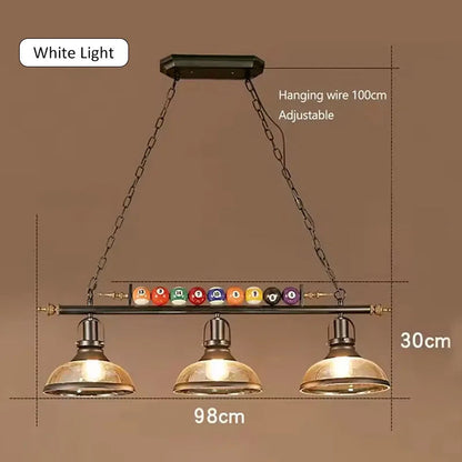 Lustre LED Sophie Nordic Rétro Billard Suspension