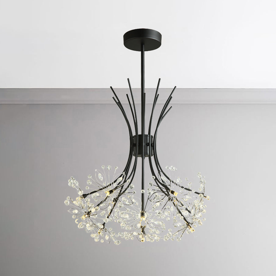 Lucie Lustre Bouquet de Cristal Moderne 13/19 Lumières