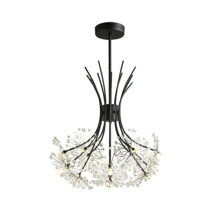 Lucie Lustre Bouquet de Cristal Moderne 13/19 Lumières