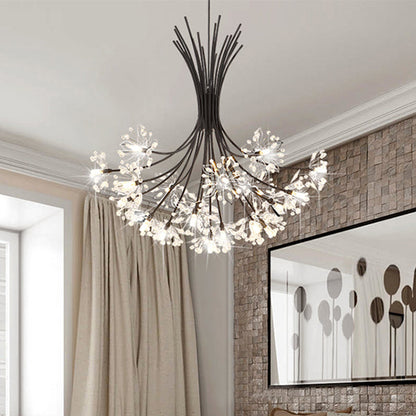 Lucie Lustre Bouquet de Cristal Moderne 13/19 Lumières