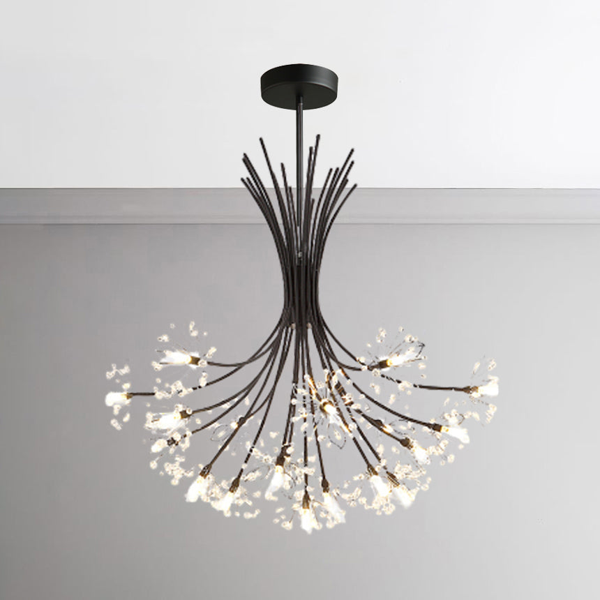 Lucie Lustre Bouquet de Cristal Moderne 13/19 Lumières