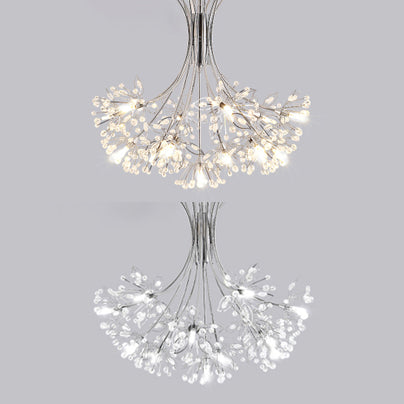 Lucie Lustre Bouquet de Cristal Moderne 13/19 Lumières