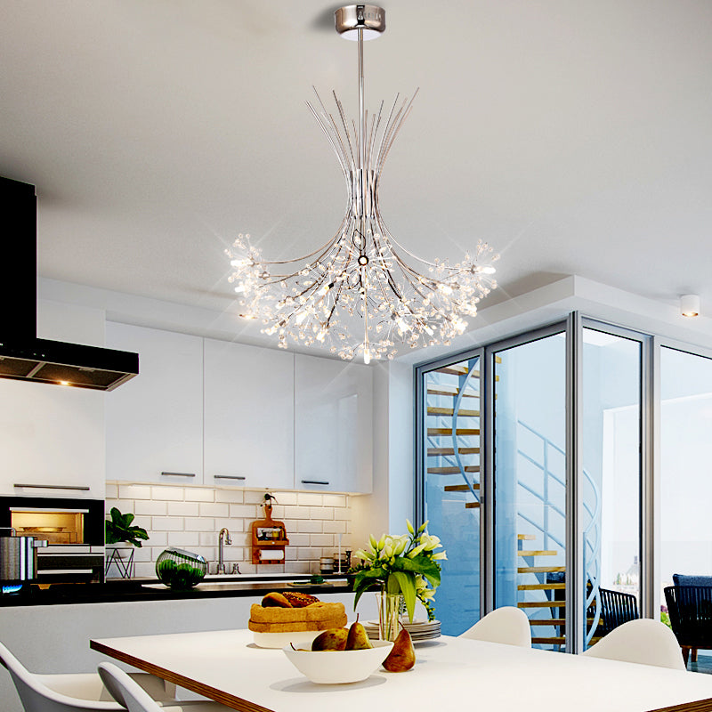 Lucie Lustre Bouquet de Cristal Moderne 13/19 Lumières
