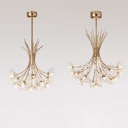 Lucie Lustre Bouquet de Cristal Moderne 13/19 Lumières