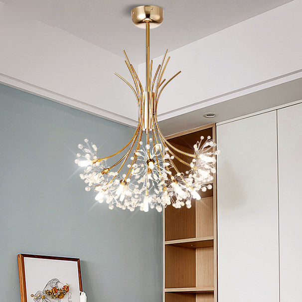 Lucie Lustre Bouquet de Cristal Moderne 13/19 Lumières