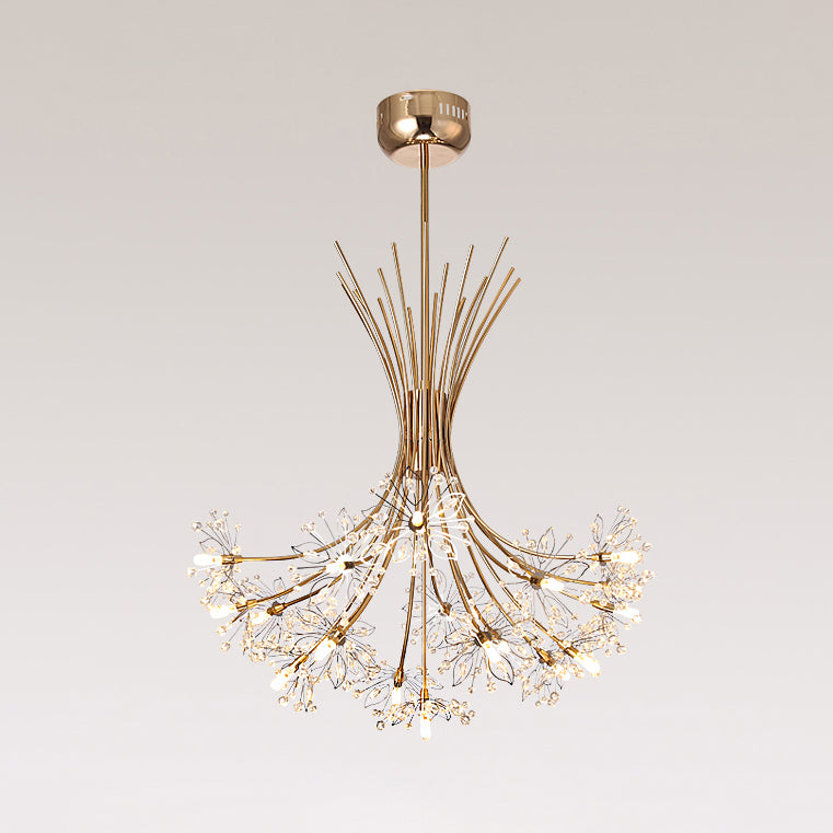 Lucie Lustre Bouquet de Cristal Moderne 13/19 Lumières