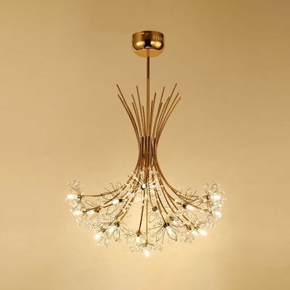 Lucie Lustre Bouquet de Cristal Moderne 13/19 Lumières