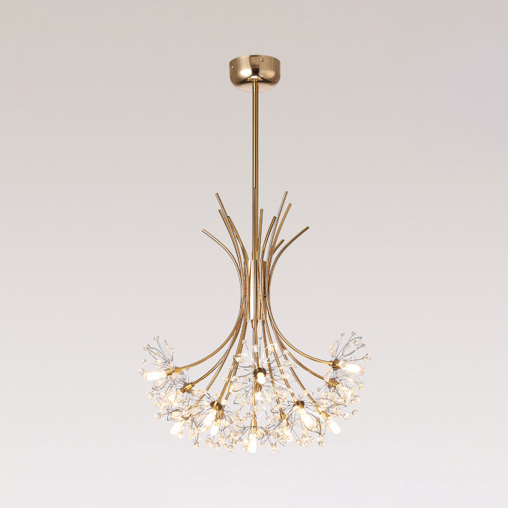 Lucie Lustre Bouquet de Cristal Moderne 13/19 Lumières